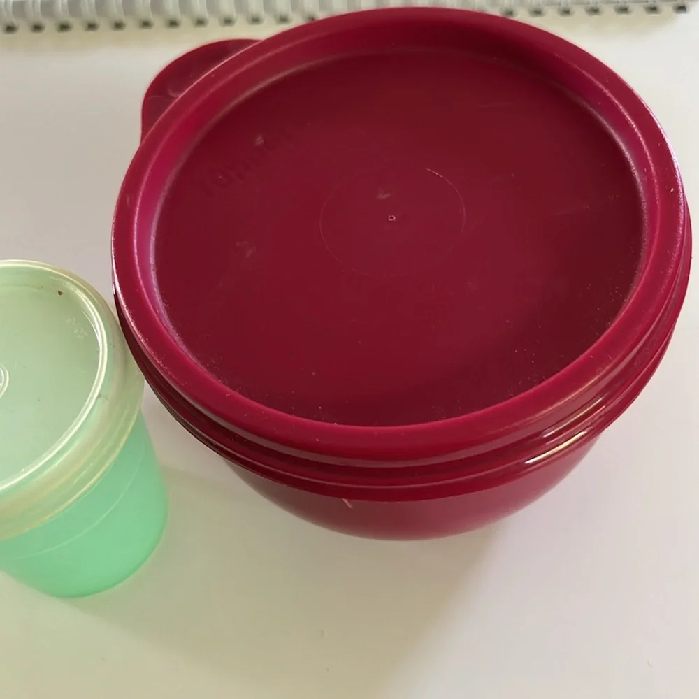 Tupperware 2 mini containers